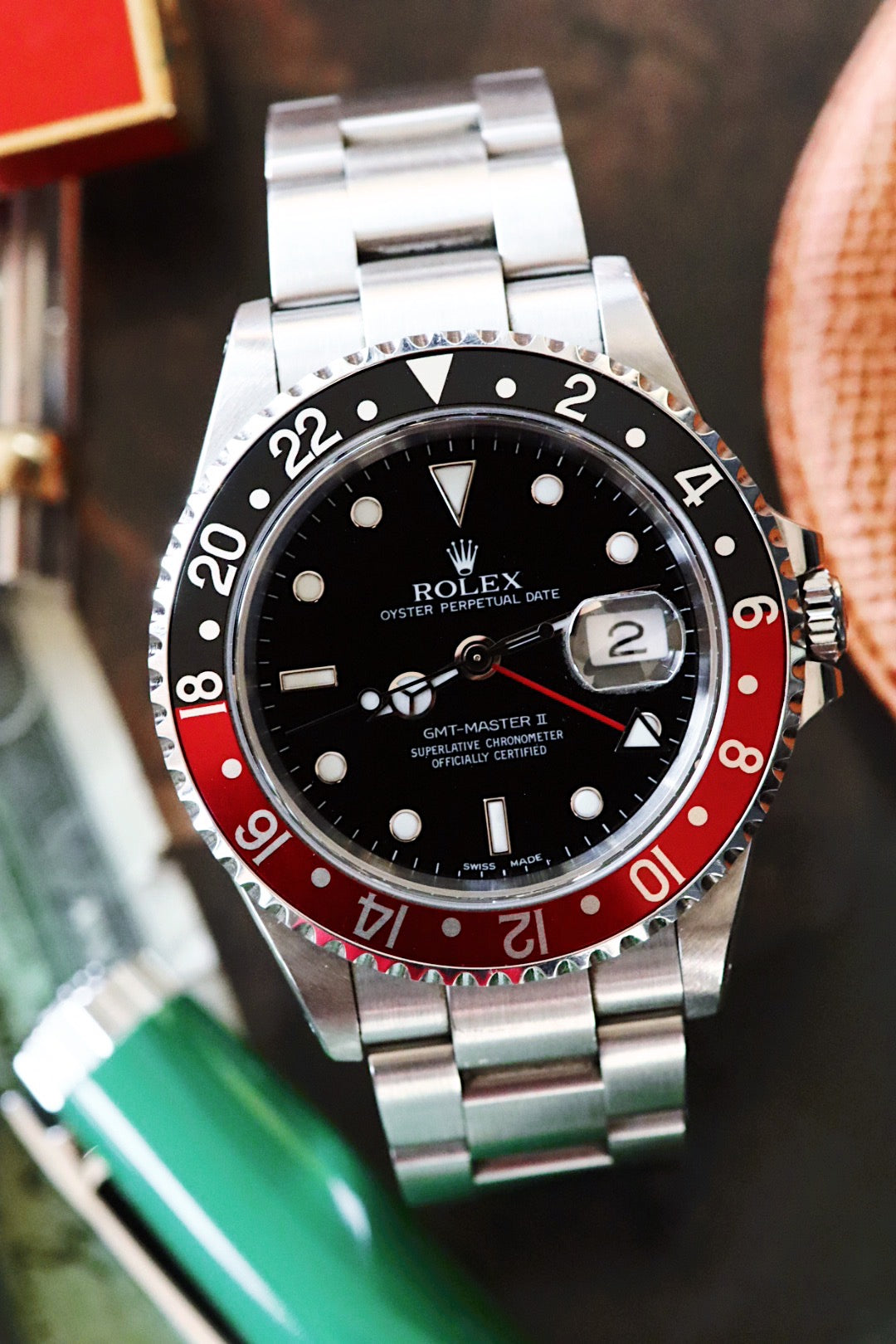 Rolex GMT-Master II 16710 “Coke” red and black, full set