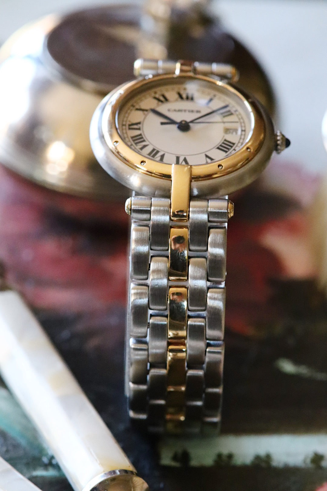 Cartier Panthère Vendôme ronde 183964 or et acier