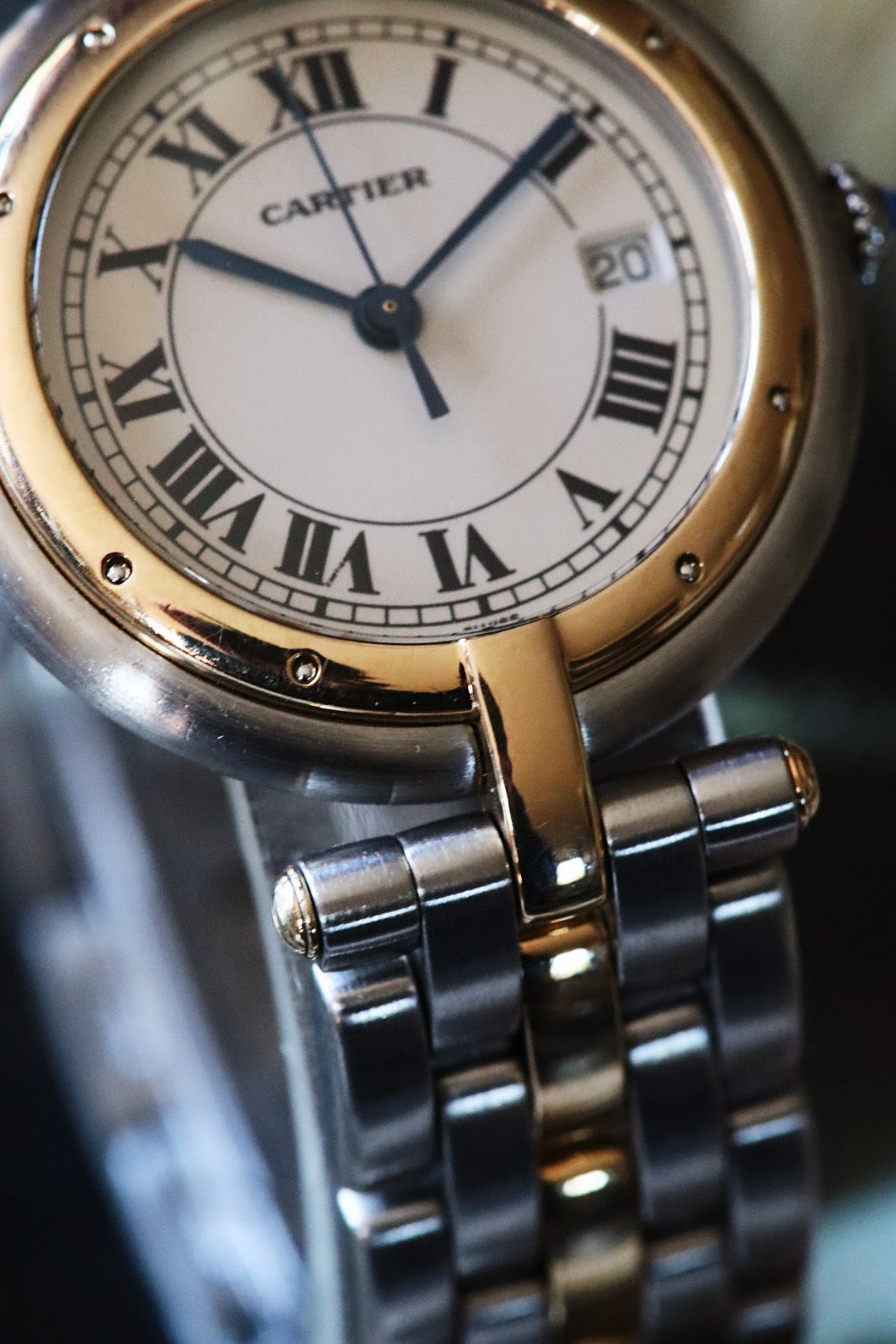 Cartier Panthère Vendôme ronde 183964 or et acier