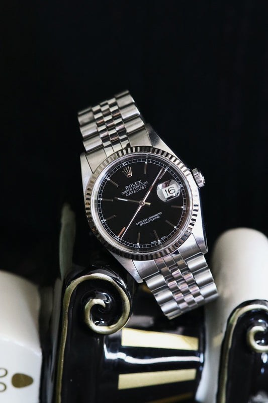 Rolex Datejust 16234 cadran noir année 2002