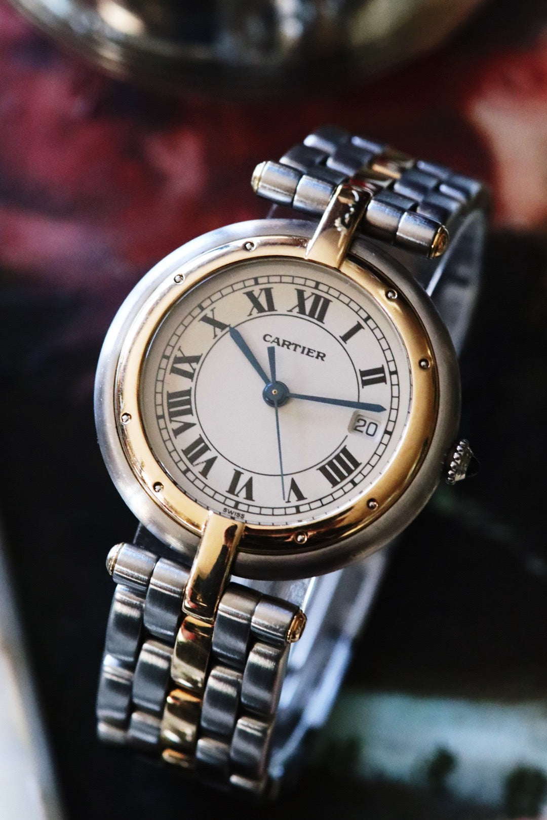 Cartier Panthère Vendôme ronde 183964 or et acier