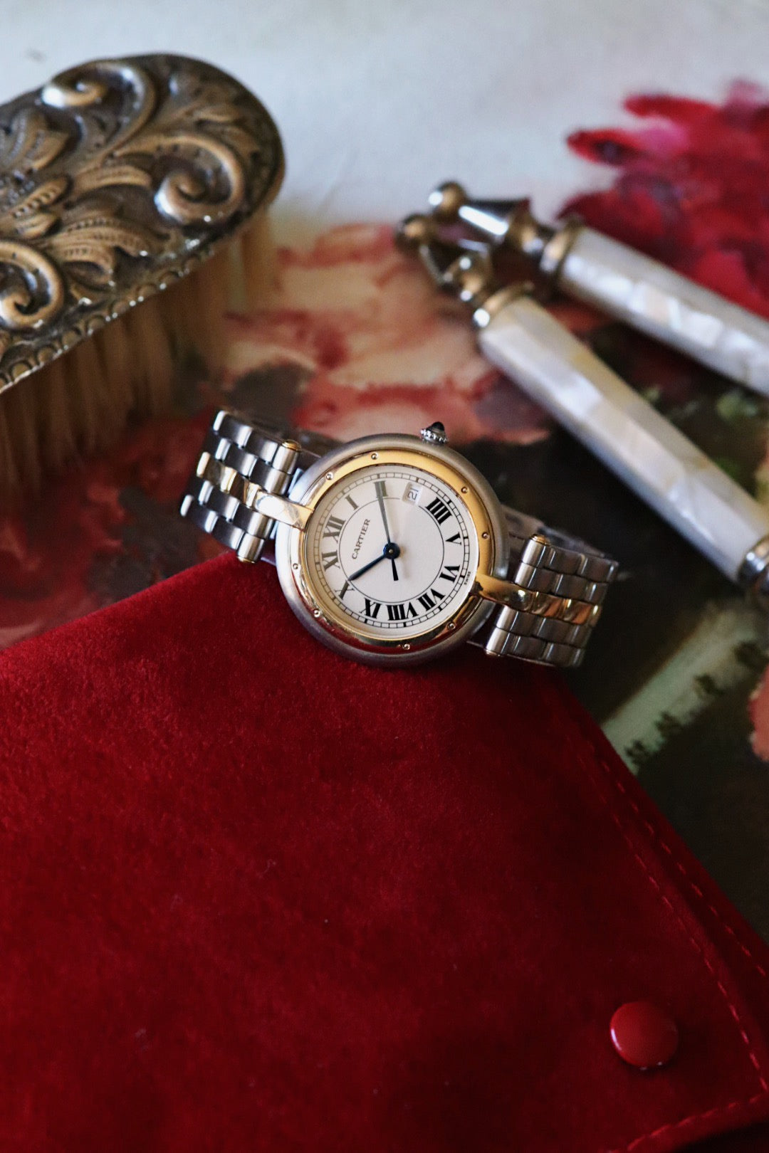 Cartier Panthère Vendôme ronde 183964 or et acier