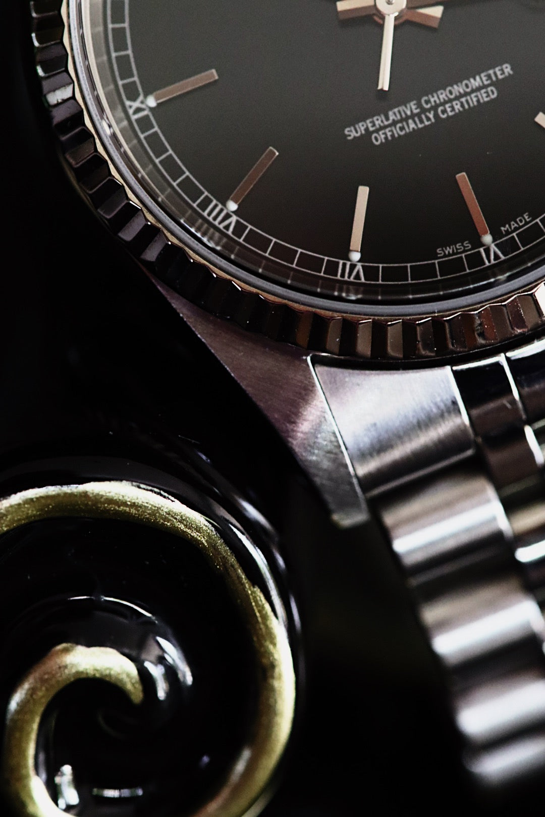 Rolex Datejust 16234 black dial year 2002