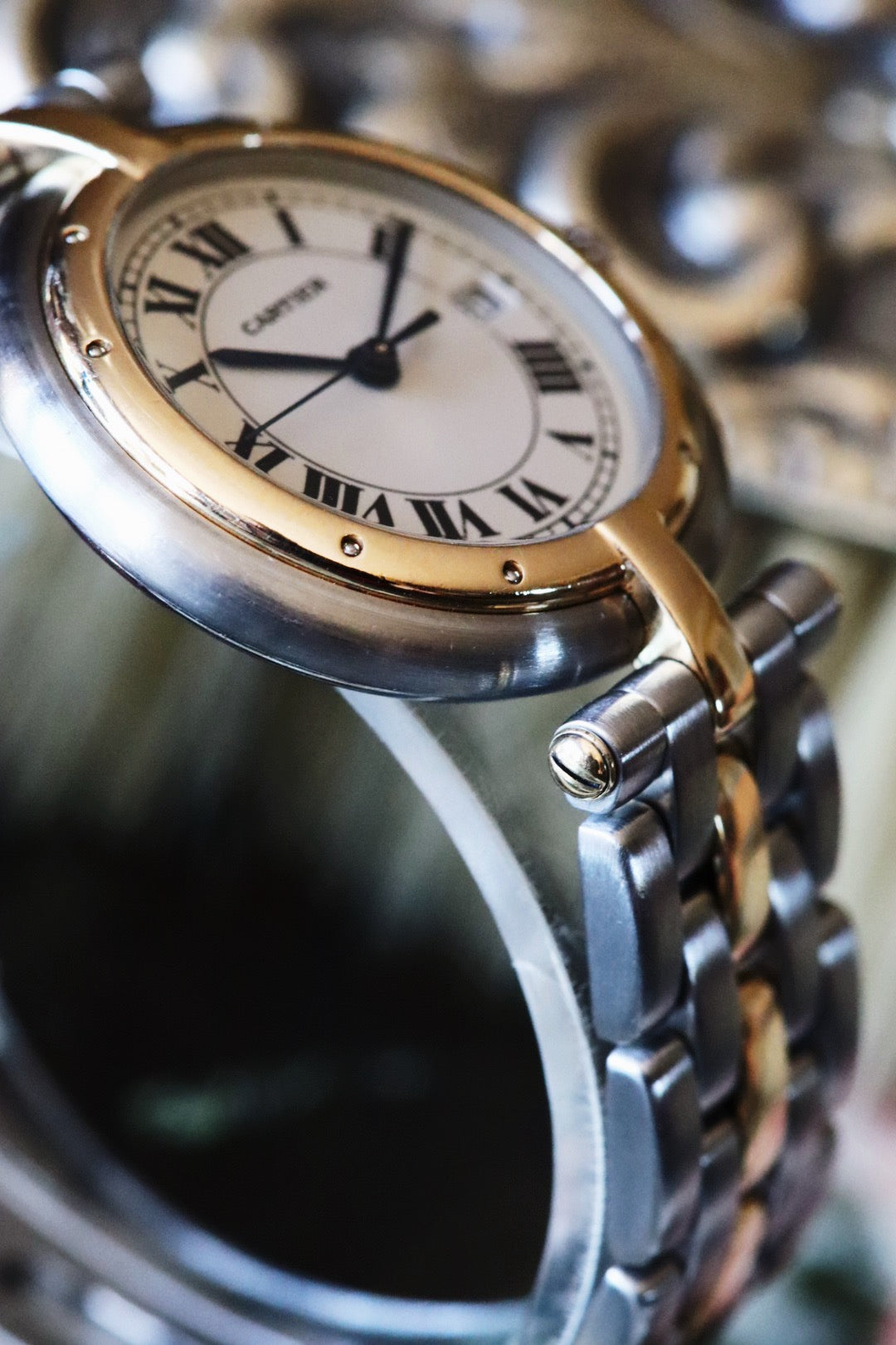 Cartier Panthère Vendôme ronde 183964 or et acier