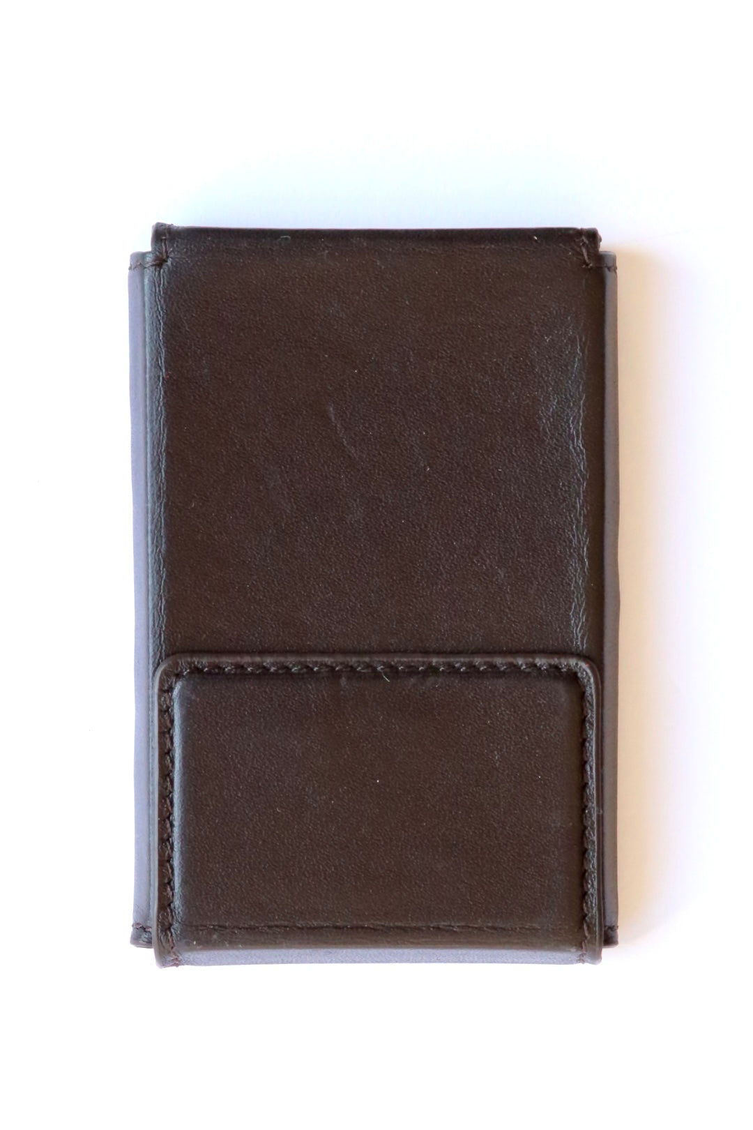 Vintage brown leather Patek Philippe Geneva card holder