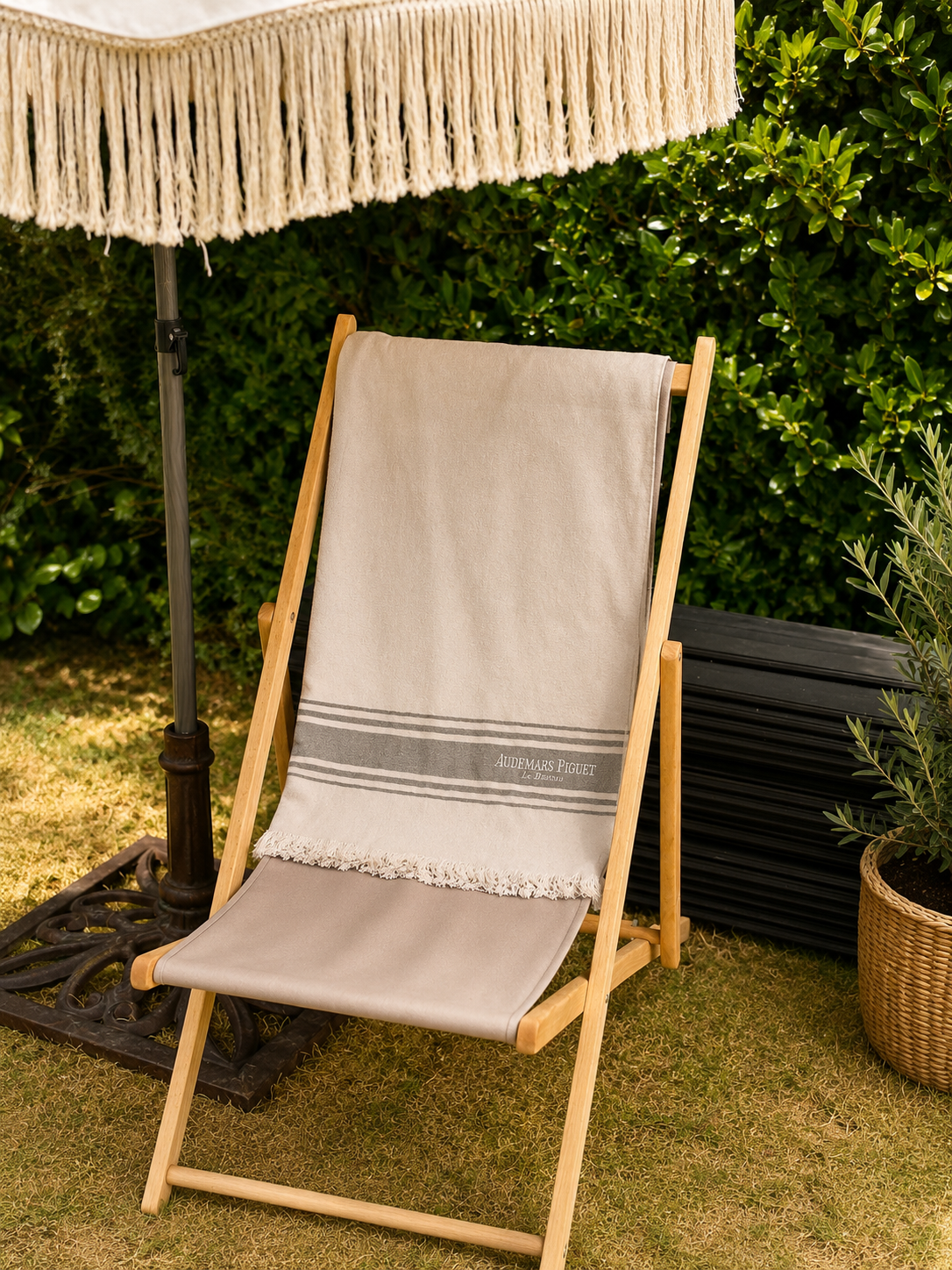 Serviette de plage Audemars Piguet – Drap de plage de luxe neuf