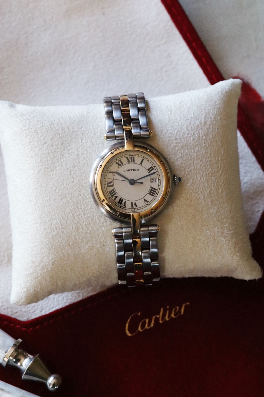 Cartier Panthère Vendôme ronde 183964 or et acier