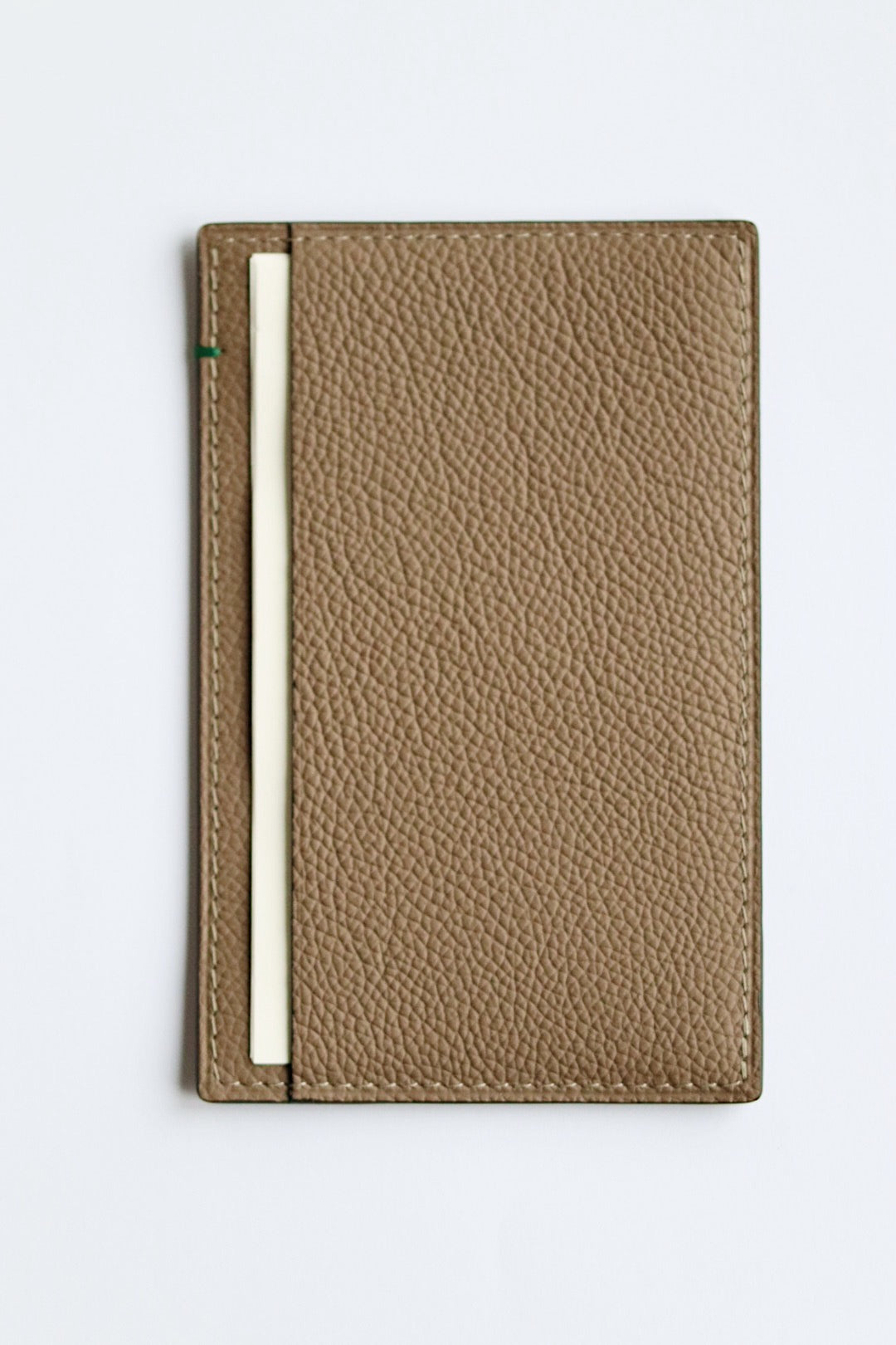 Bloc-notes Rolex en cuir grainé taupe