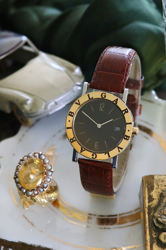 Bulgari-Bulgari Or et Acier référence BB 33 SGL