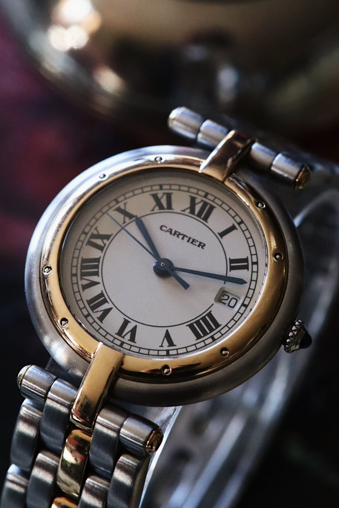 Cartier Panthère Vendôme ronde 183964 or et acier