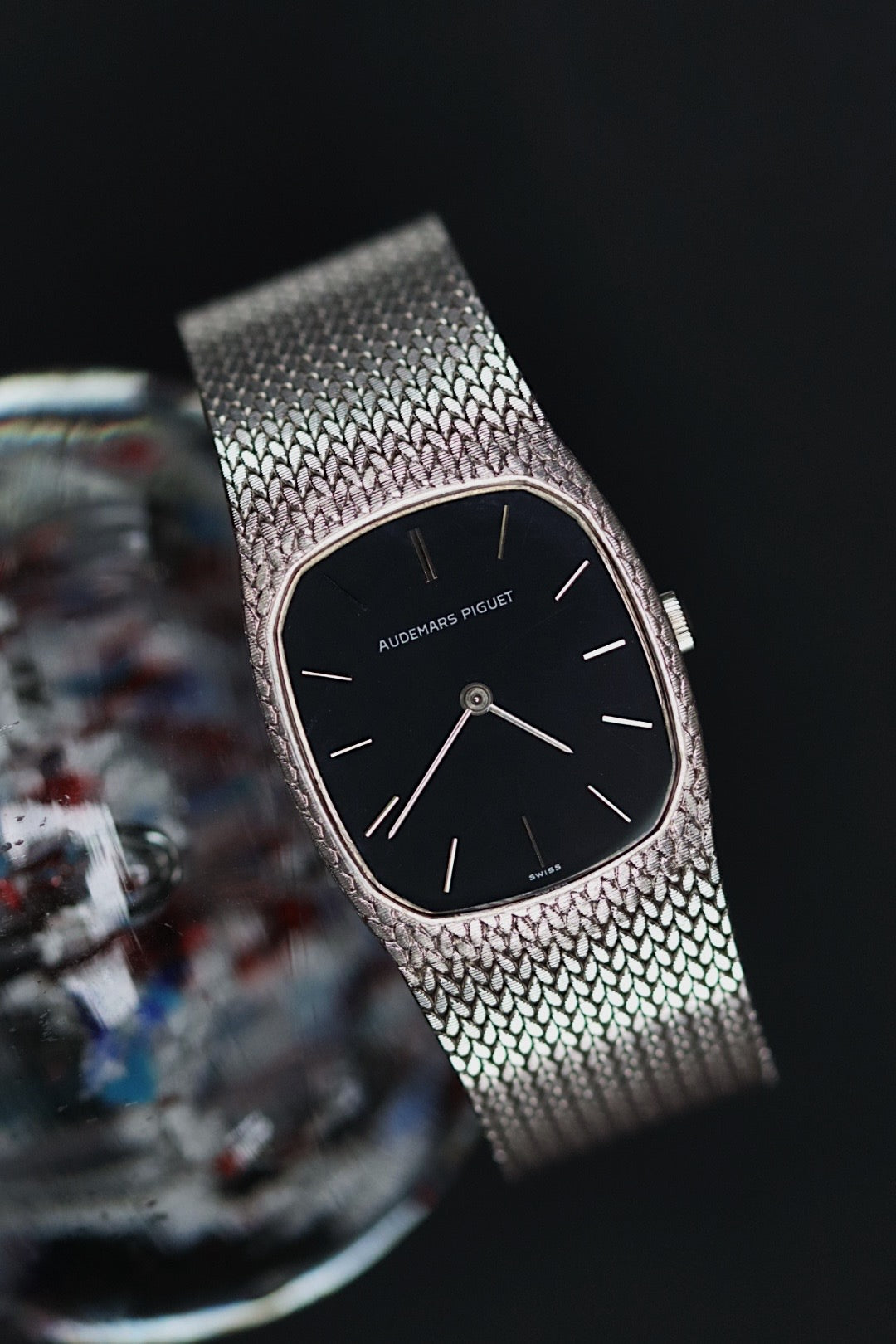 Audemars Piguet Cobra vintage in white gold, 1970s