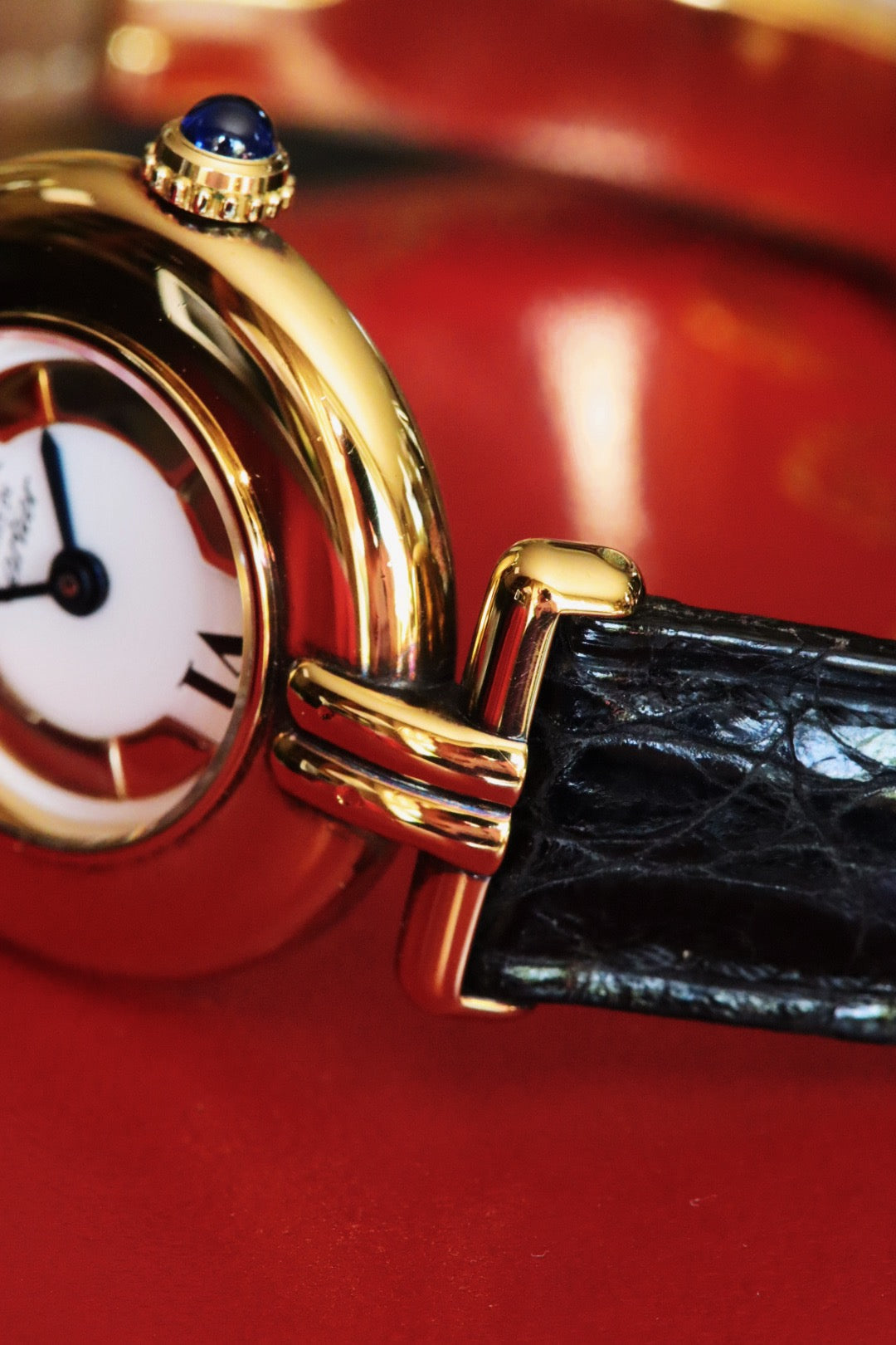 Cartier Must Colisée Trinity in vintage vermeil 1994