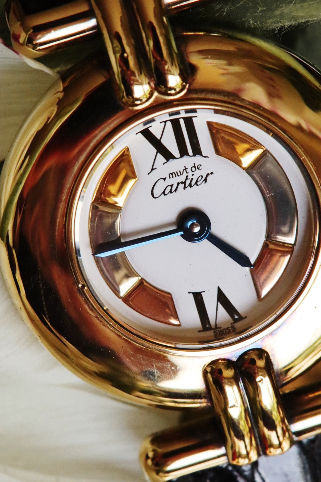 Cartier Must Colisée Trinity in vintage vermeil 1994