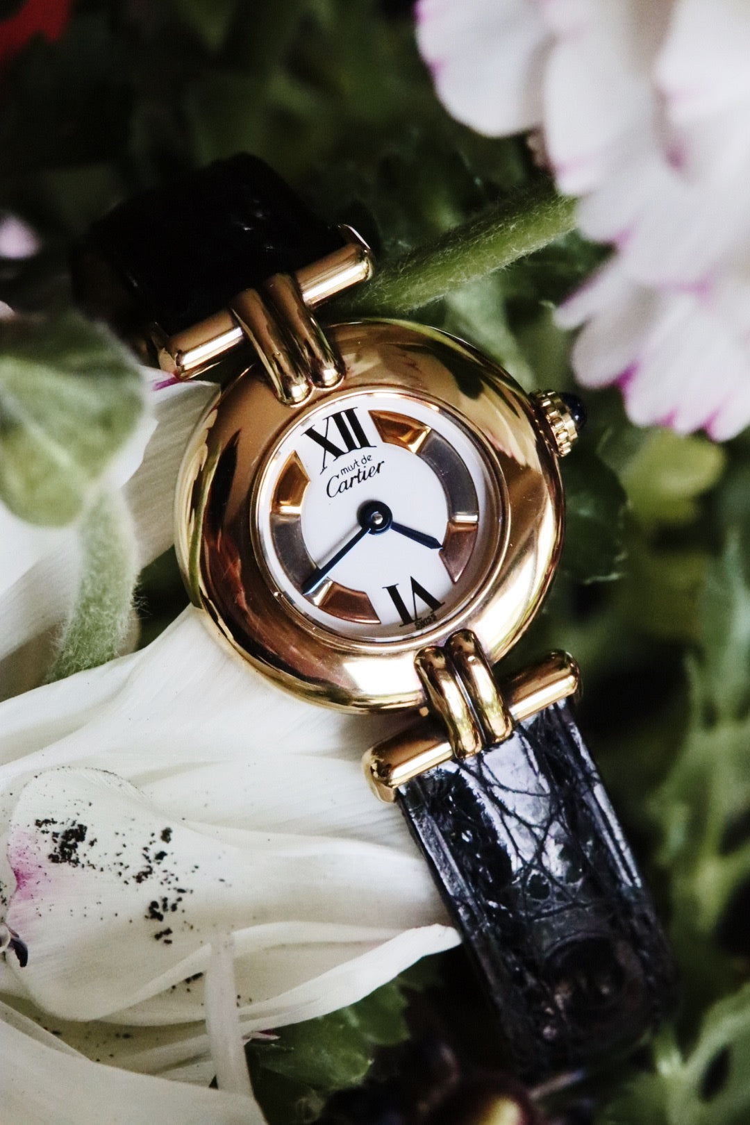 Cartier Must Colisée Trinity in vintage vermeil 1994