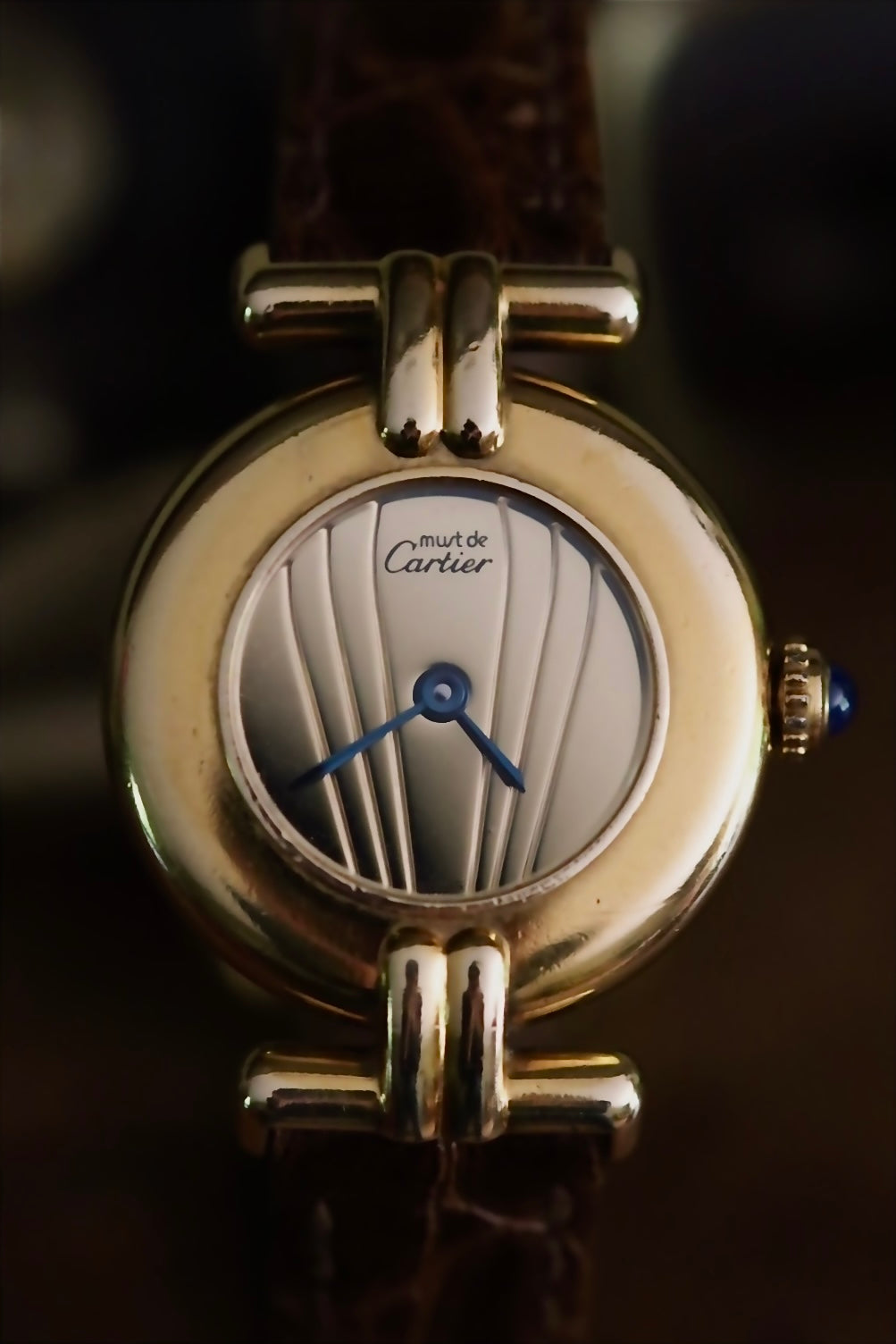 Cartier Must Colisée cadran guilloché référence 590002