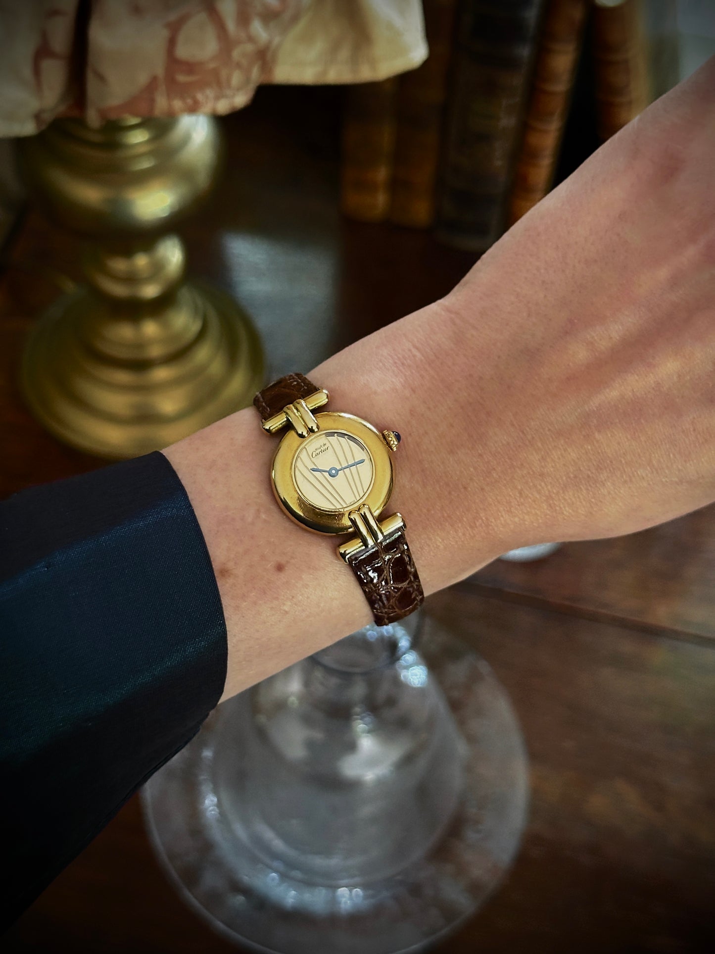 Cartier Must Colisée cadran guilloché référence 590002
