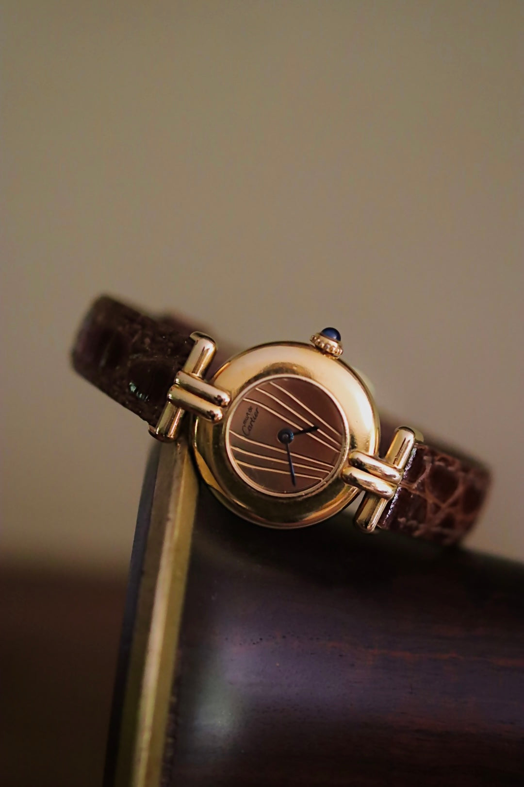 Cartier Must Colisée cadran guilloché référence 590002