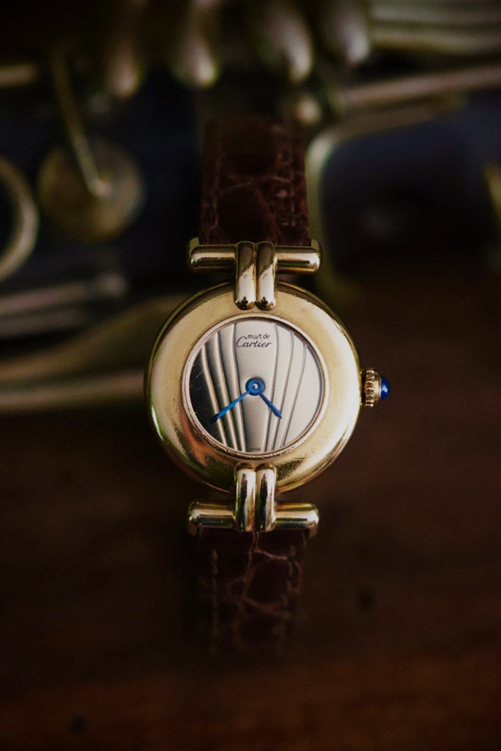 Cartier Must Colisée cadran guilloché référence 590002