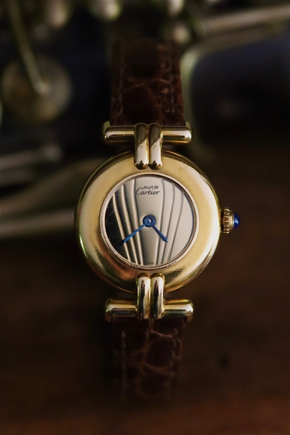 Cartier Must Colisée cadran guilloché référence 590002