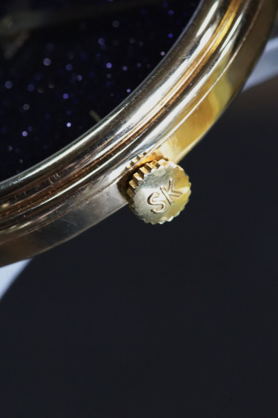 Eska St.Moritz Aventurine, montre vintage