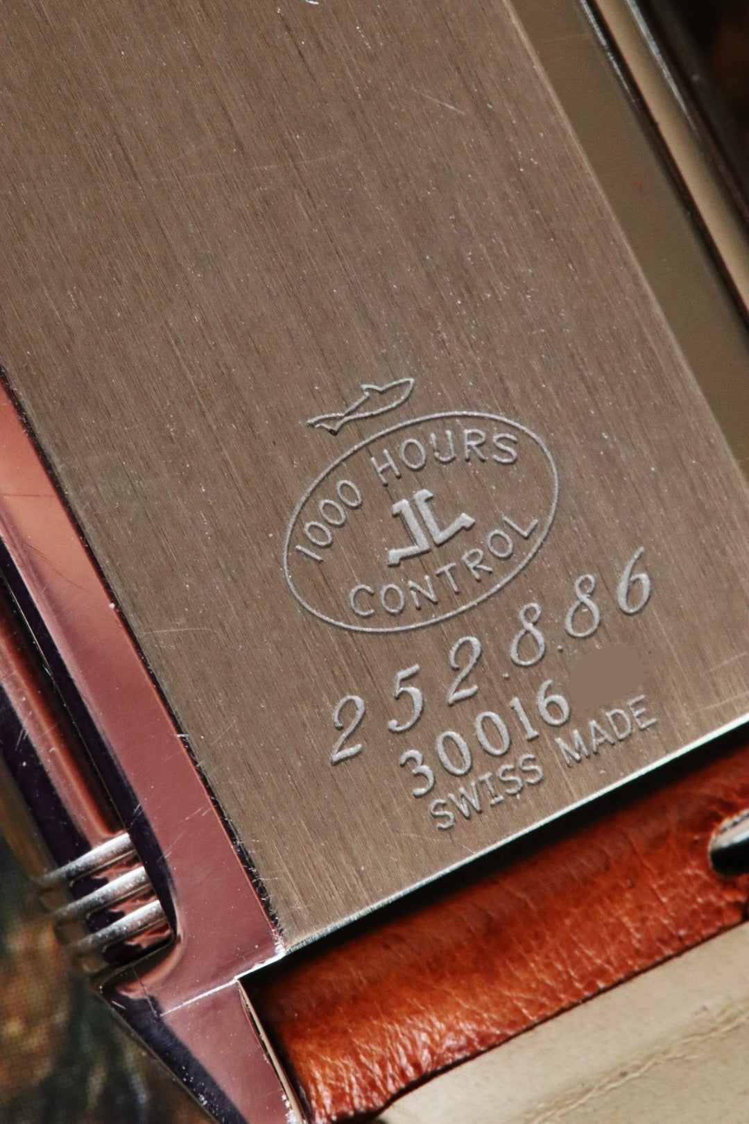 Jaeger LeCoultre Reverso Medium 252.8.86, bracelet autruche