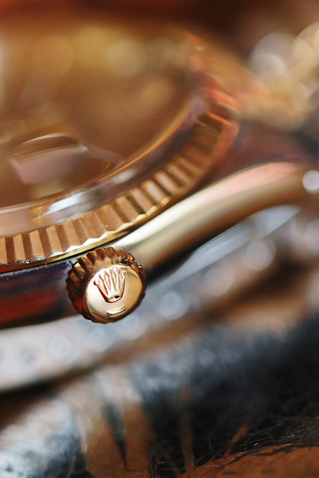 Rolex Datejust 16013 or et acier