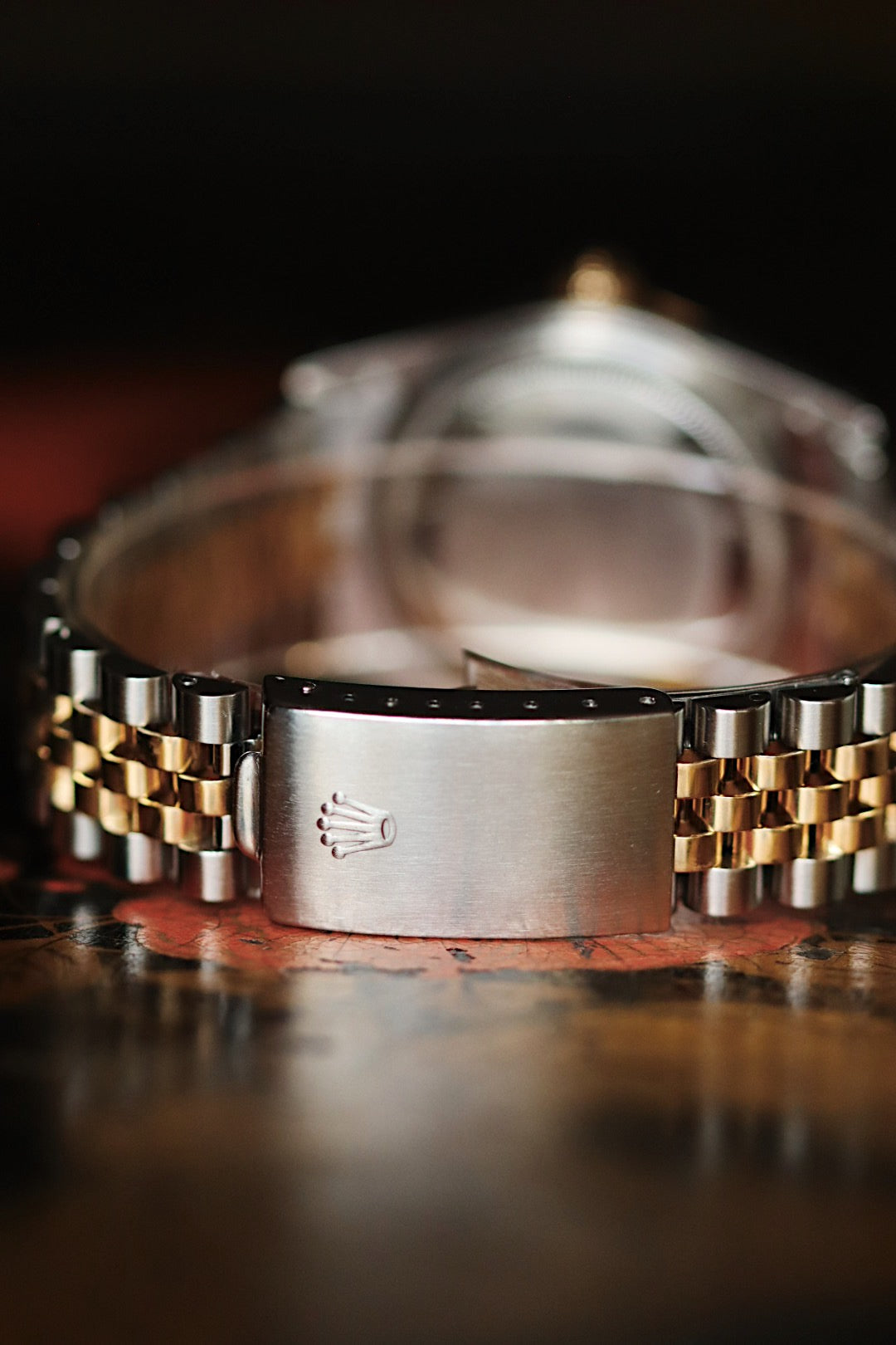 Rolex Datejust 16013 or et acier