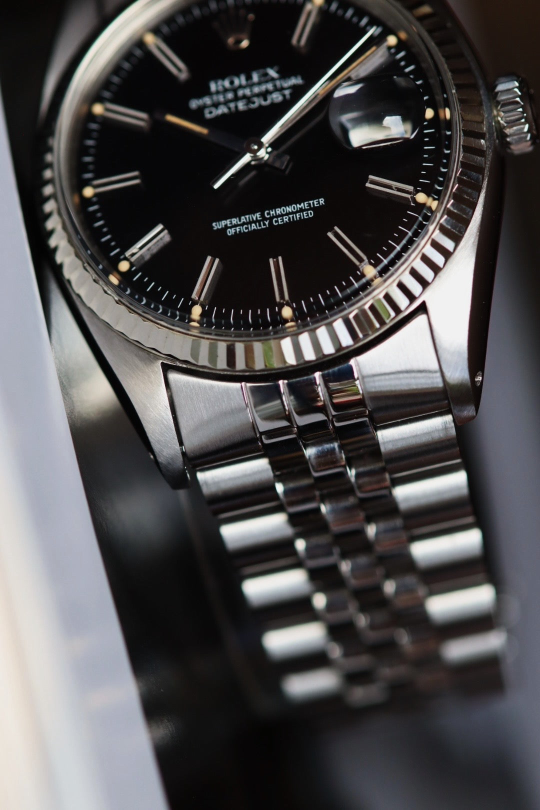 Rolex Datejust 16014 cadran noir, vintage 1978