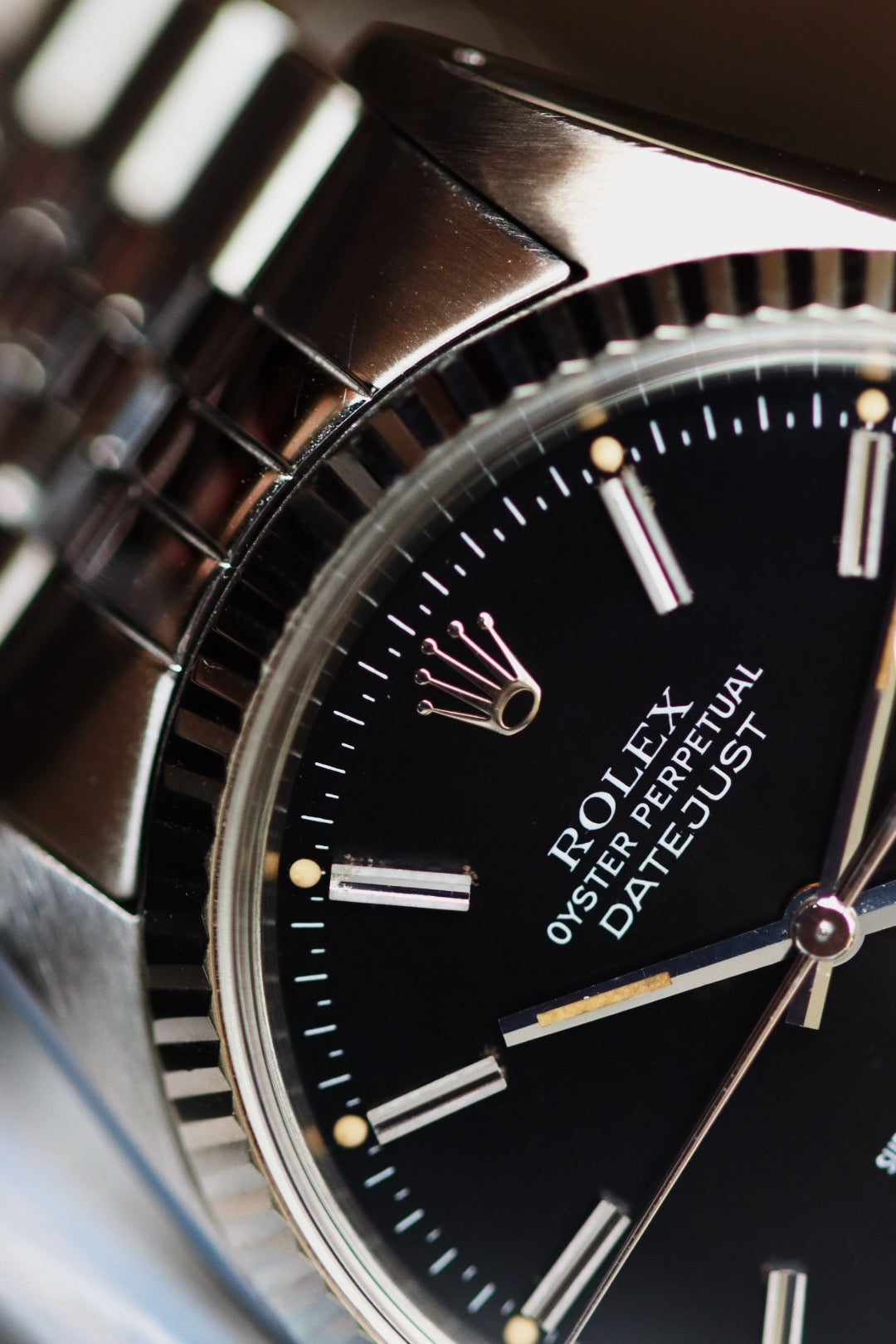 Rolex Datejust 16014 cadran noir, vintage 1978