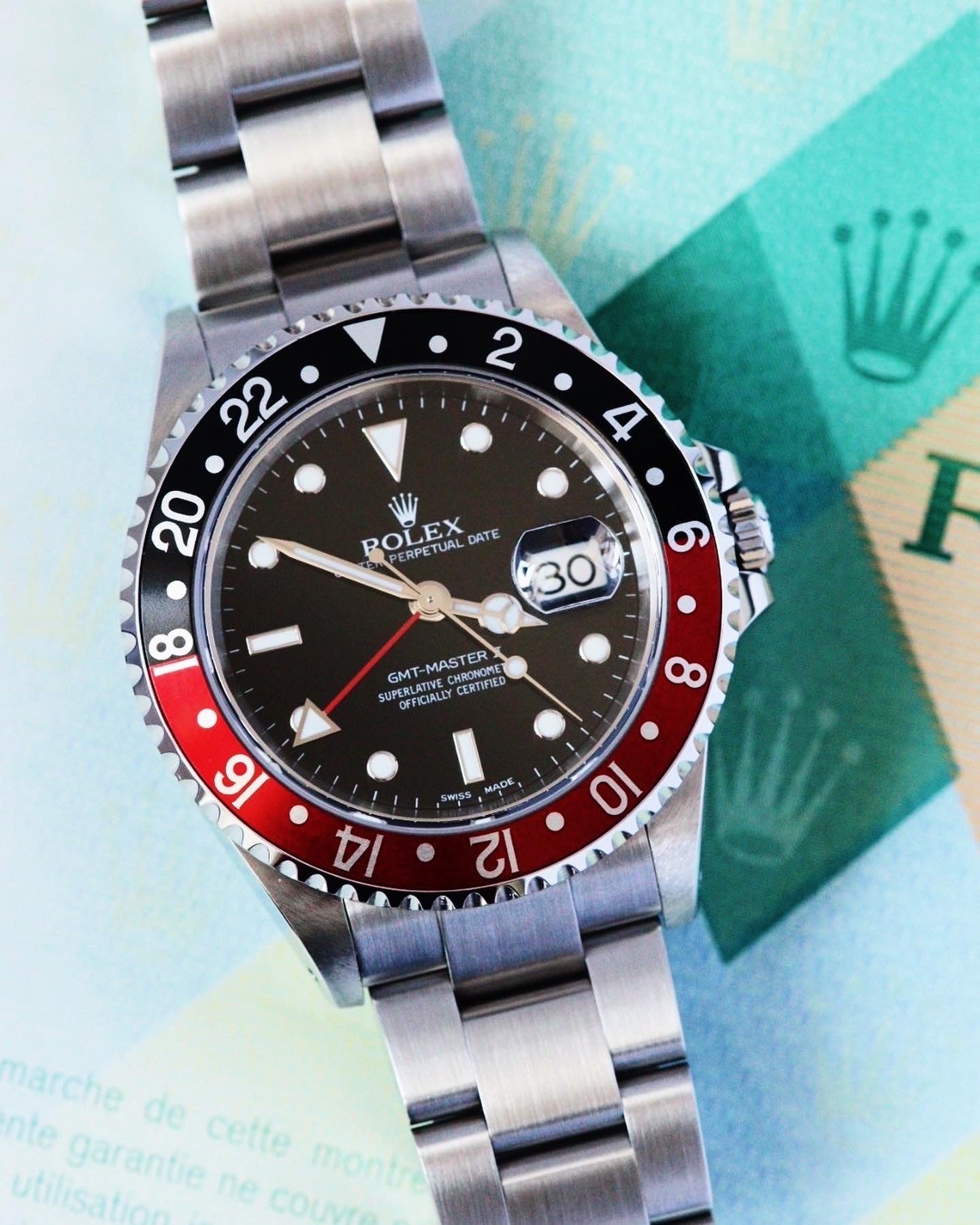 Rolex GMT master II Coke 16710 full-set