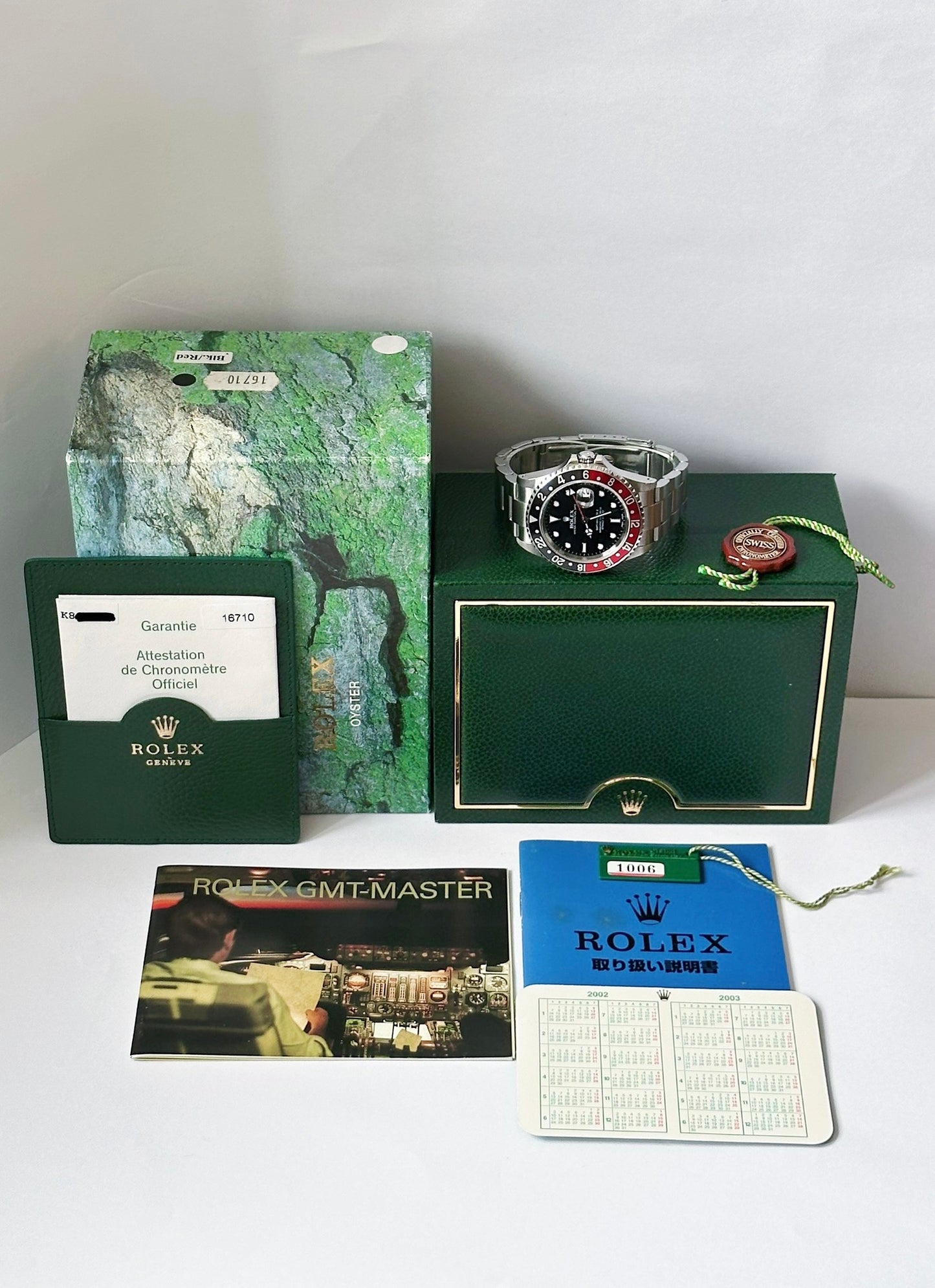 Rolex GMT master II Coke 16710 full-set