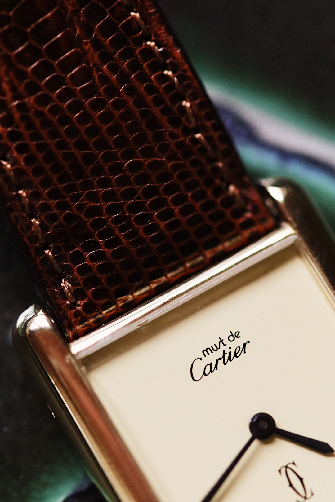 Tank Must de Cartier GM vermeil et cadran crème Vintage