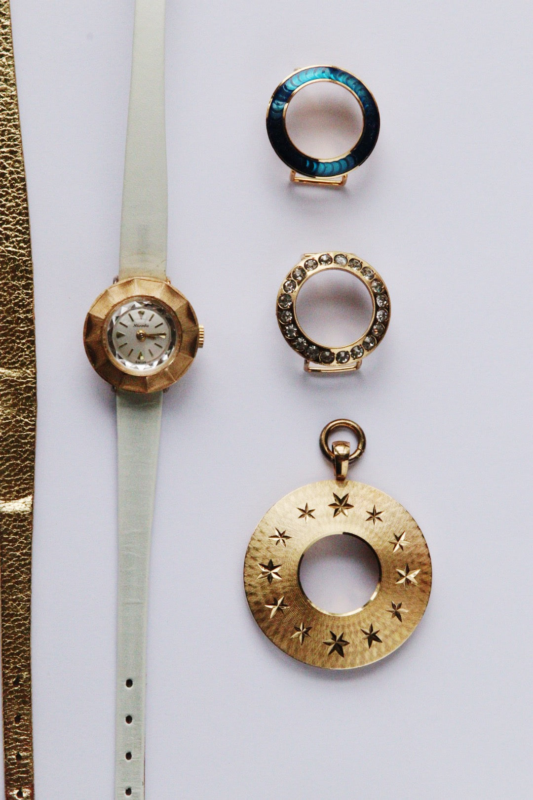 Coffret de montres Nivada vintage