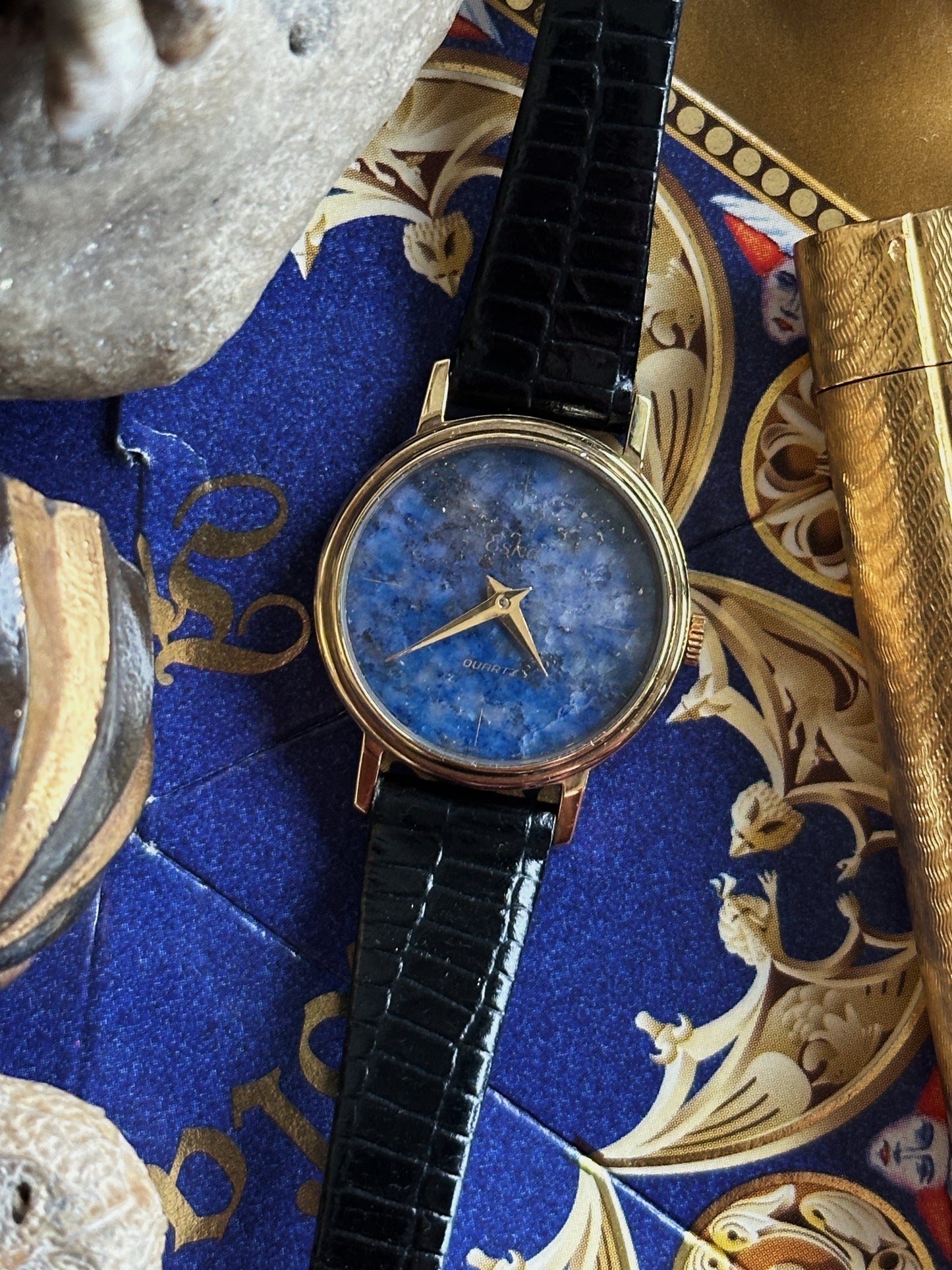 ESKA Women's Watch Lapis-Lazuli Dial