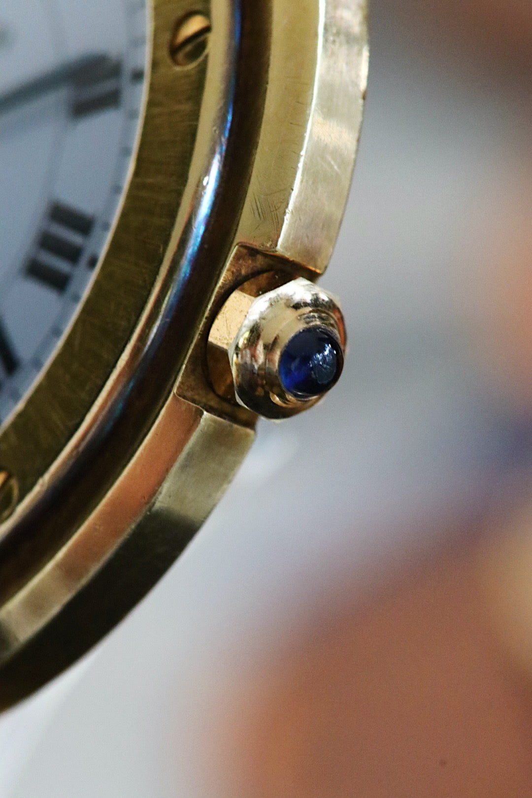 Cartier Santos Vendôme Ronde en or 18K référence 8191, boîtier de grande taille 32mm