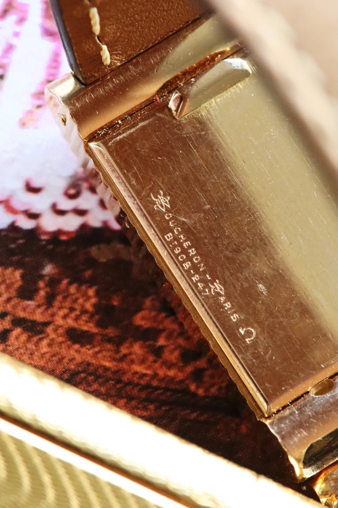 Montre Reflet de Boucheron en or jaune 18 carats, vintage année 1947