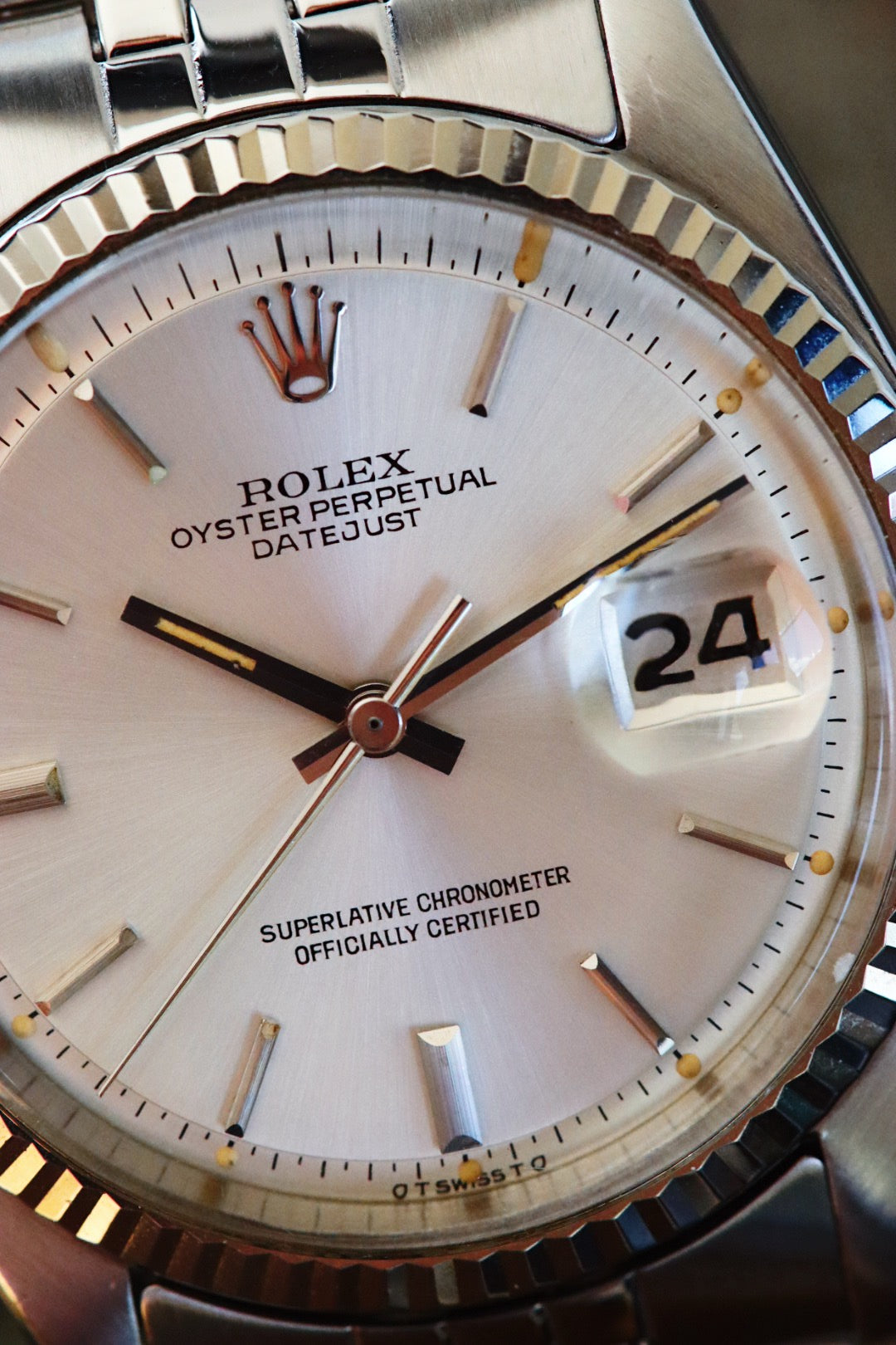 Rolex Datejust 1601 Sigma silver dial, Year 1973