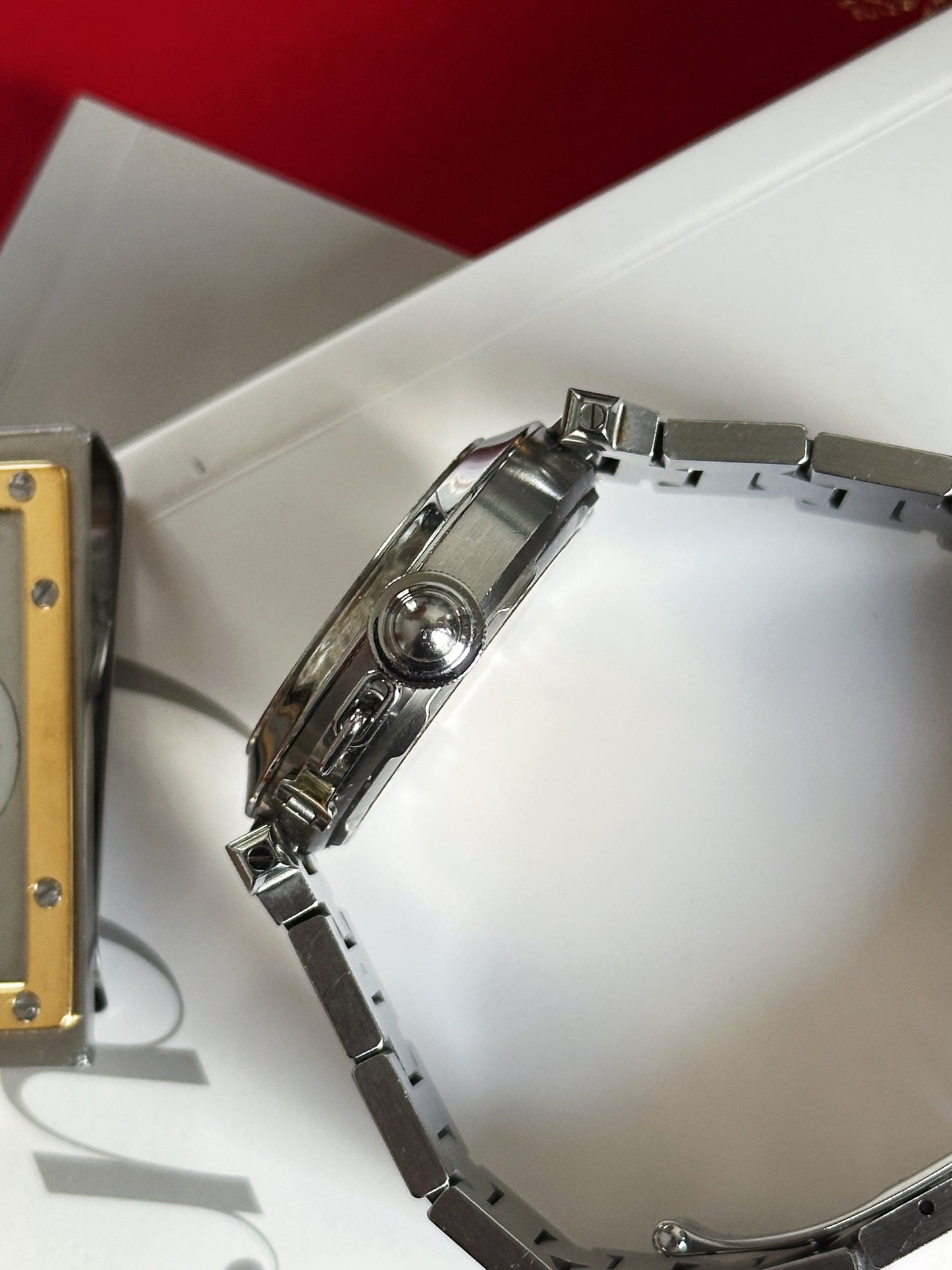 Montre Cartier Pasha cadran noir, mouvement automatique, avec papiers