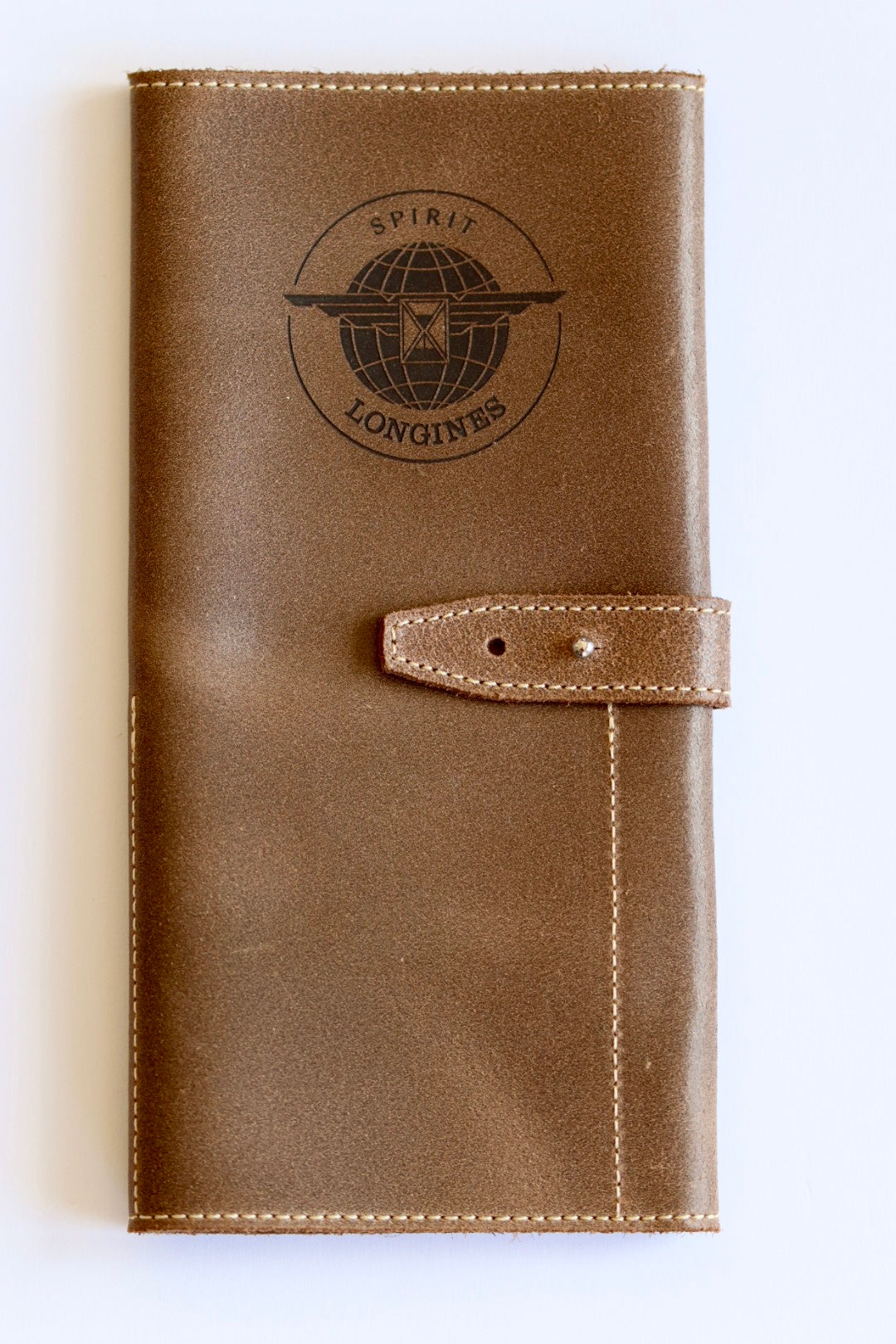 Marmot, Longines Spirit brown leather pouch for watches and jewelry 