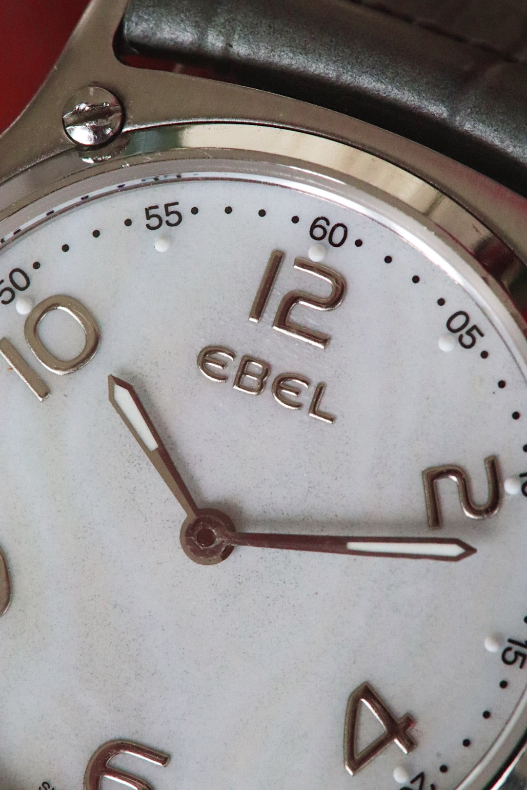 Ebel Mother of Pearl nacre blanche, vintage, quartz