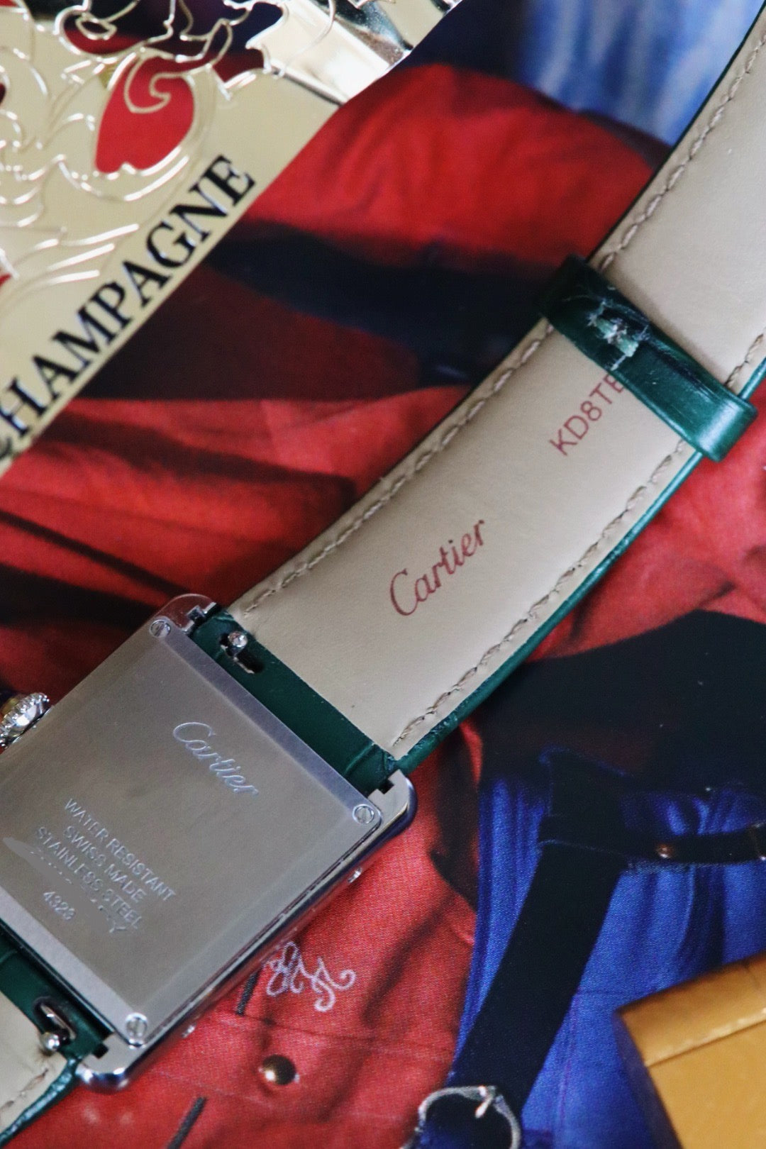 Cartier Tank Must Verte référence 4323 / WSTA0113