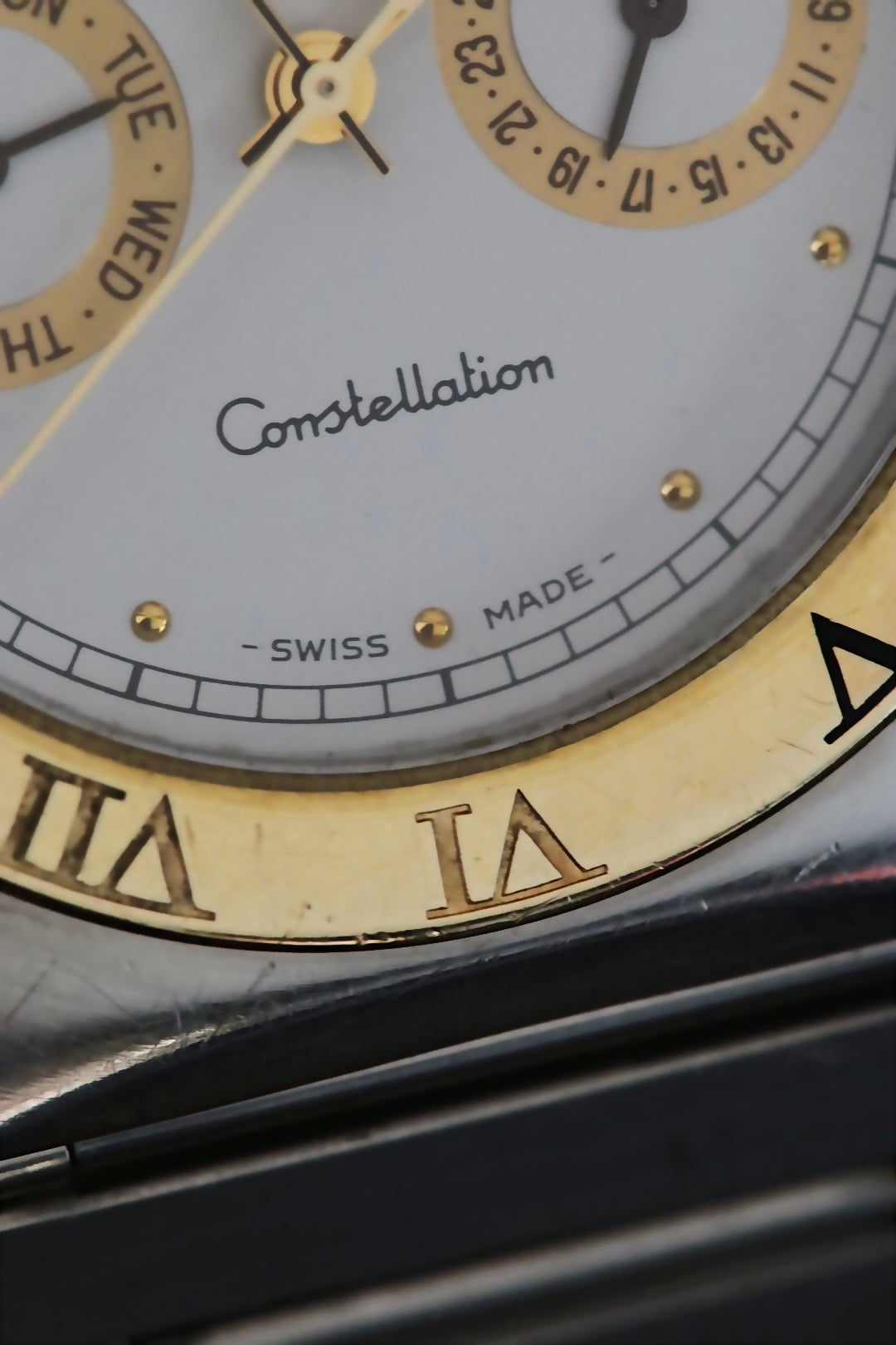 Omega Constellation Day-Date in 18-carat gold and steel