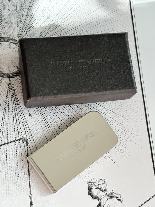 Raymond Weil Geneva steel money clip