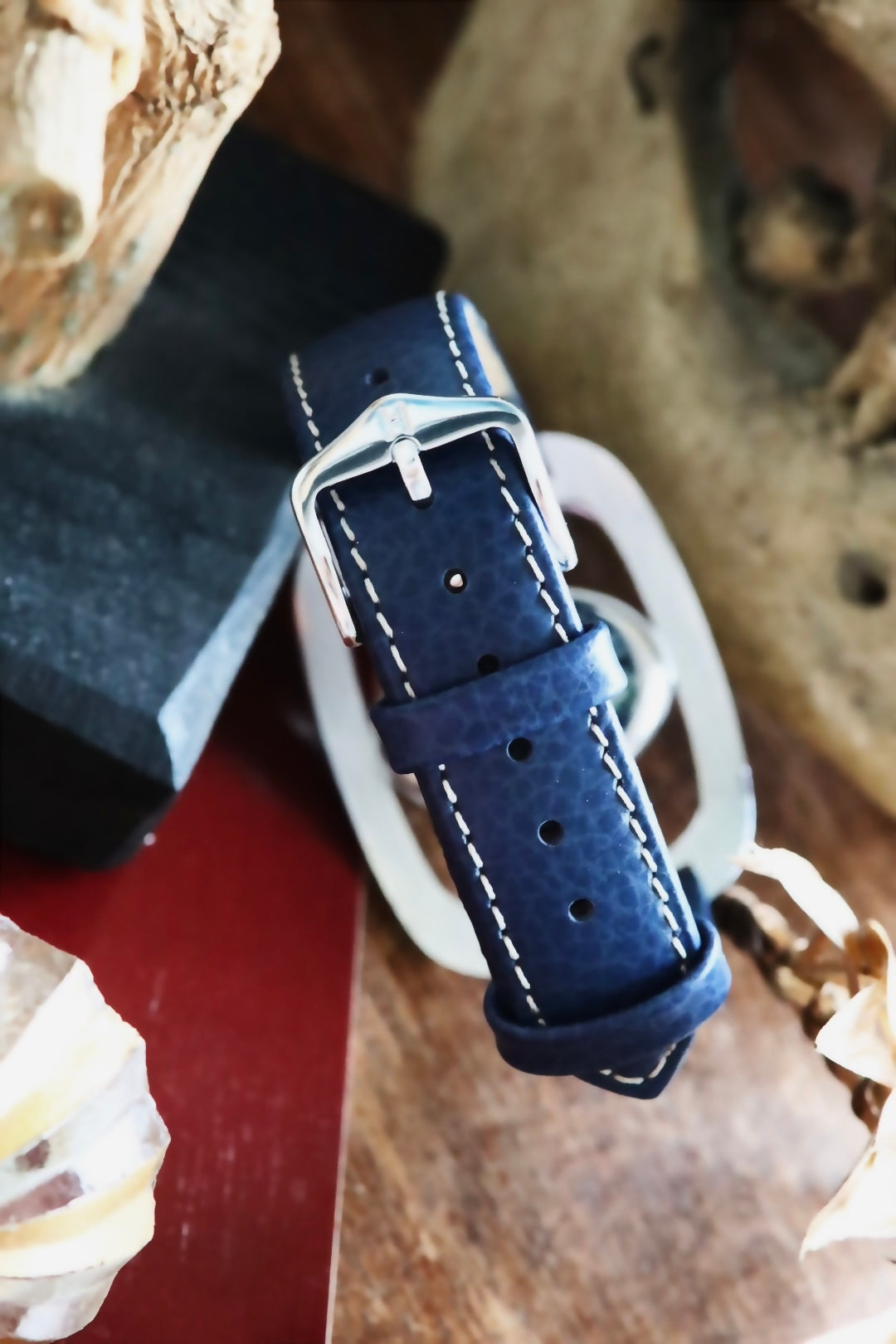 Edox Vintage Watch – Sunburst Blue Dial 
