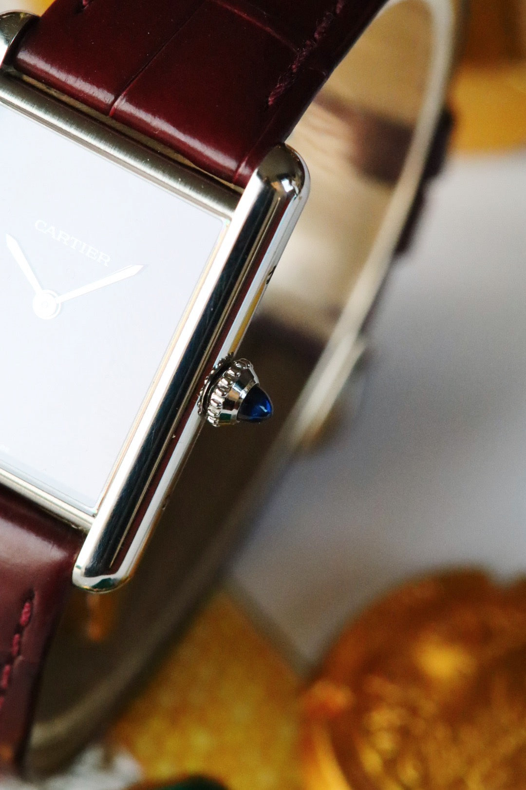 Cartier Tank Must lie-de-vin référence 4323 / WSTA0054