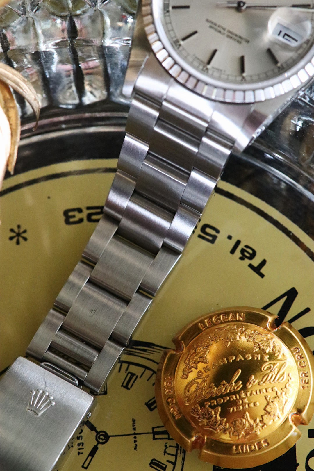 Rolex Datejust 16220 “IBM Quarter Century Club” cadran silver, année 1989