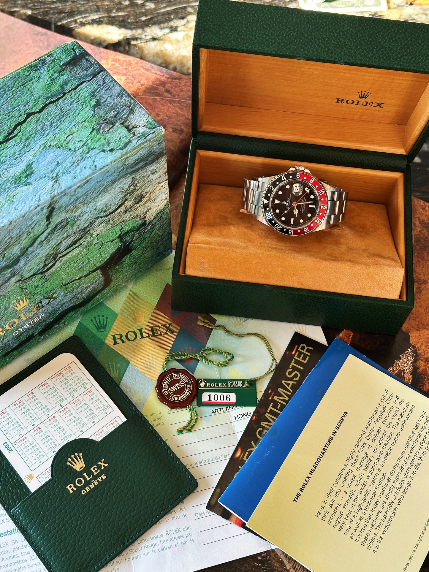 Rolex GMT-Master II 16710 “Coke” red and black, full set