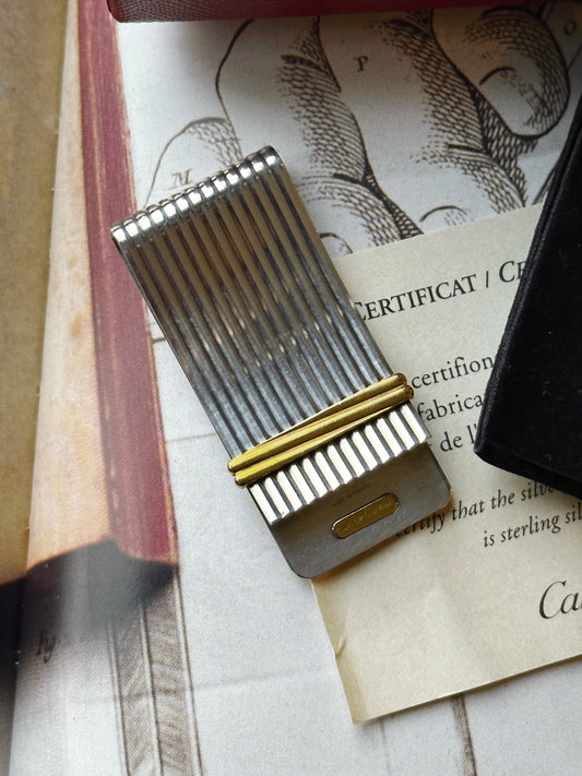 Must de Cartier money clip in silver