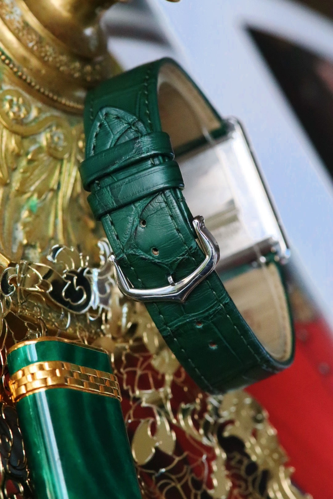 Cartier Tank Must Verte référence 4323 / WSTA0113