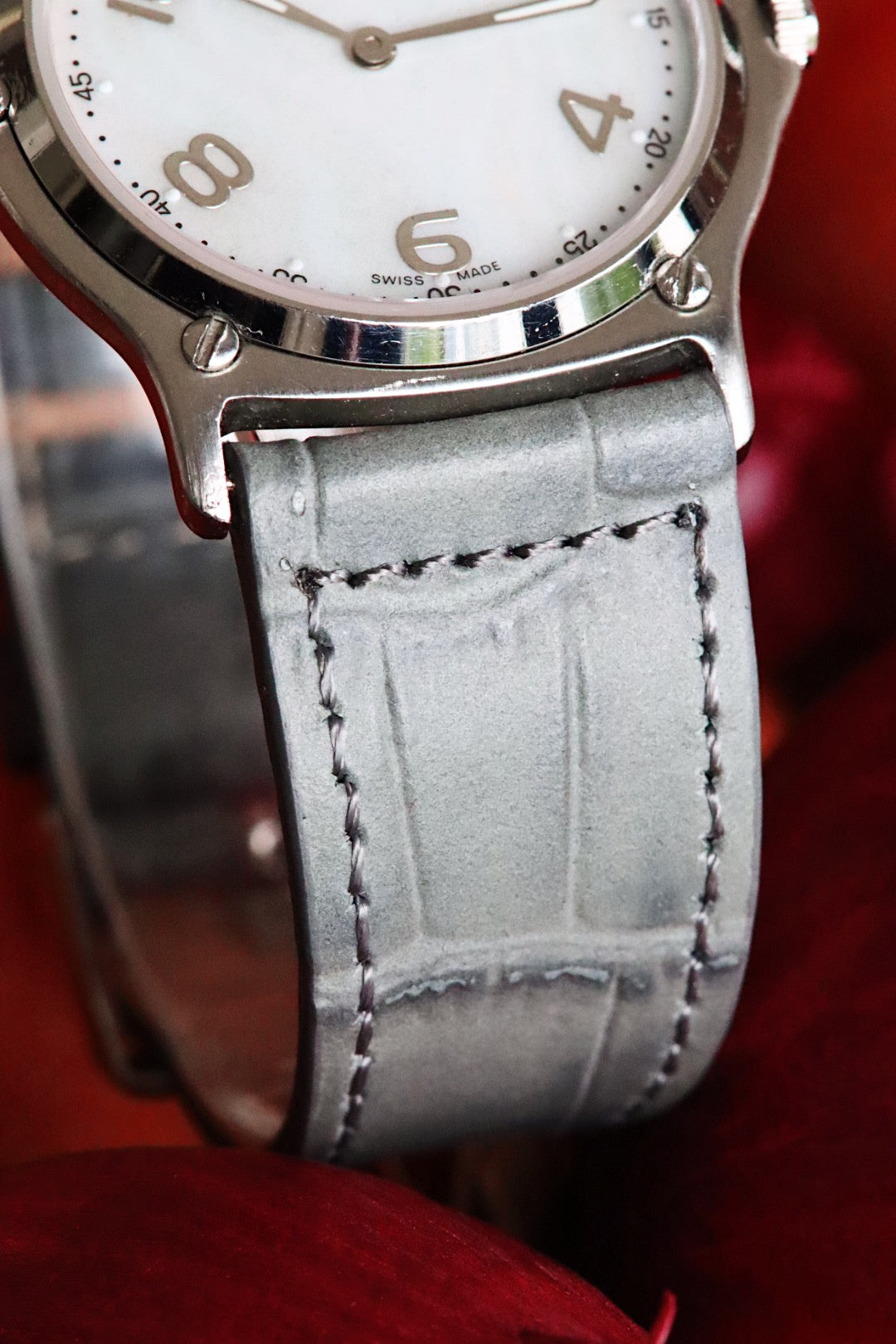 Ebel Mother of Pearl nacre blanche, vintage, quartz
